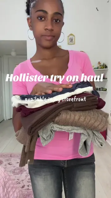 Hollister  try on haul #hollister #haul #autumnfashion #hollisterhaul #foryoupag