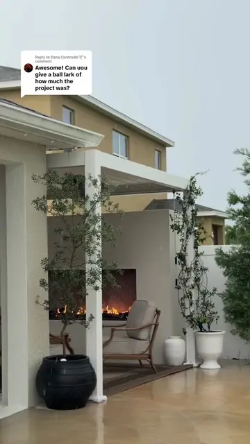 Replying to @Dana Coronado🕊️ So many of you asked how much our DIY outdoor fire