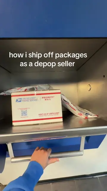 if you’ve ever wondered how Depop sellers ship packages, here’s how you do it 📦
