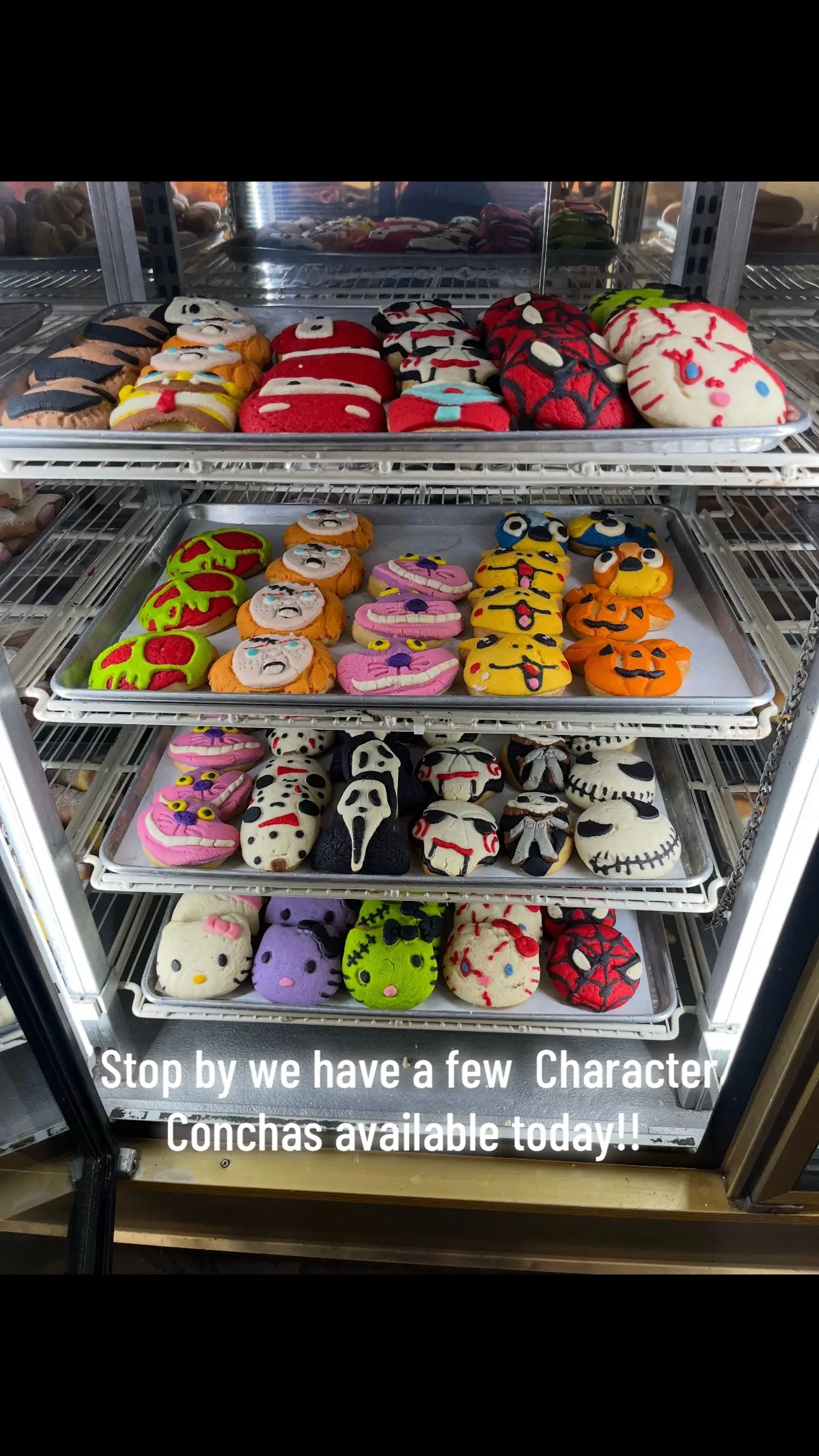 #laplayitabakery #conchas #halloween 