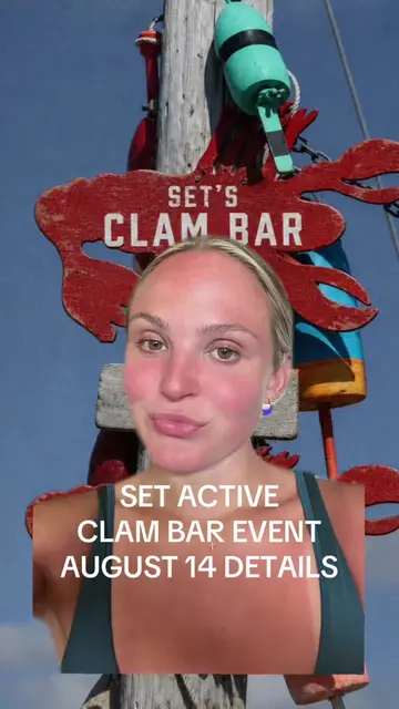 SET ACTIVE CLAM BAR AUG 14!! Who will I see there?? Dm me for the partiful link 