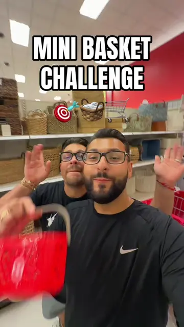 Mini Basket Challenge #challenge #coupleschallenge #target #shopping #paulreacts