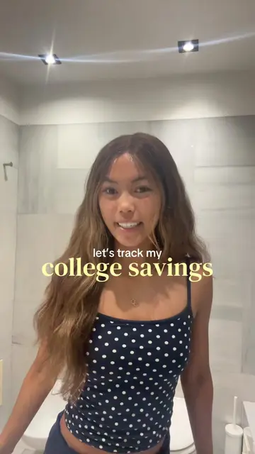 let’s track my ☀️ COLLEGE SAVINGS ☀️  🌸🍰🎀🌷as 19 year old college student sav