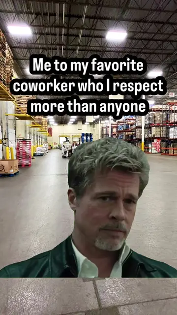 They make the job enjoyable 🙏🏽 #bestie #coworkersbelike #warehouseworker #brad