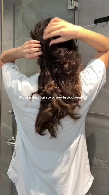 #simplehairstyle #wavyhair #braidstutorial #braidstyles #hairtutorial 