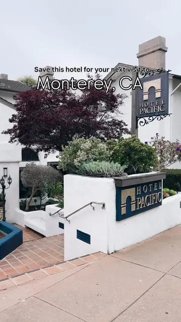 Save this hotel for your next Monterey getaway 🌊 We stayed at Hotel Pacific, a 