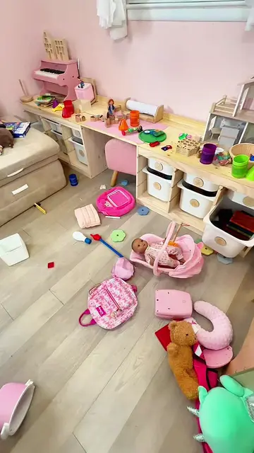 It’s been a while… let’s clean the playroom and reset my toddler’s IKEA trofast 