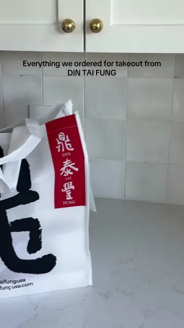 everything we ordered from Din Tai Fung for takeout. #dintaifung #dintaifungorde
