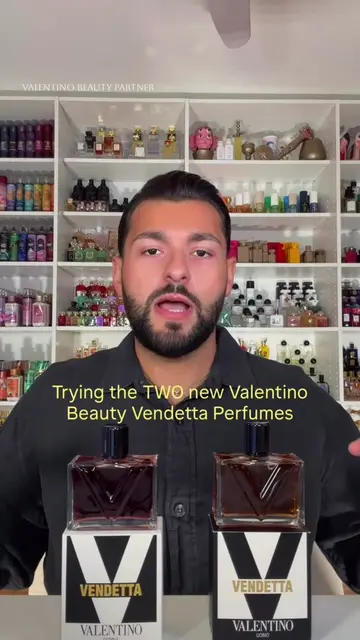 let’s try the new @Valentino.Beauty fragrances, Vendetta Donna and Vendetta Uomo