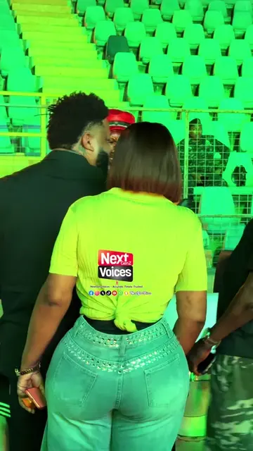 ABA DOPE HAS ARRIVED! Ghanaian entertainer Aba Dope has arrived at the Bukom Box