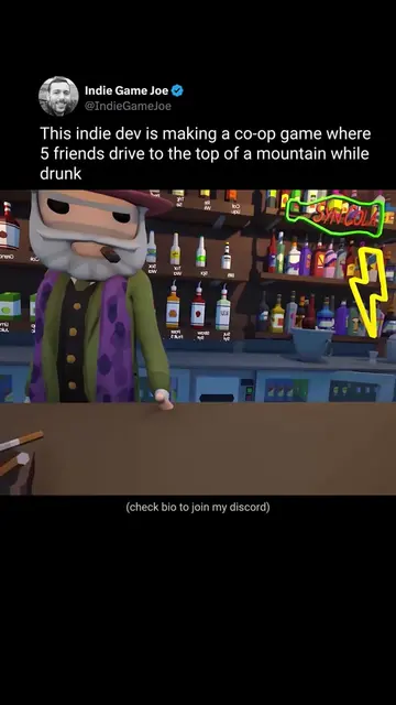 Mix drinks, throw them at your friends, and try to reach the top of the mountain