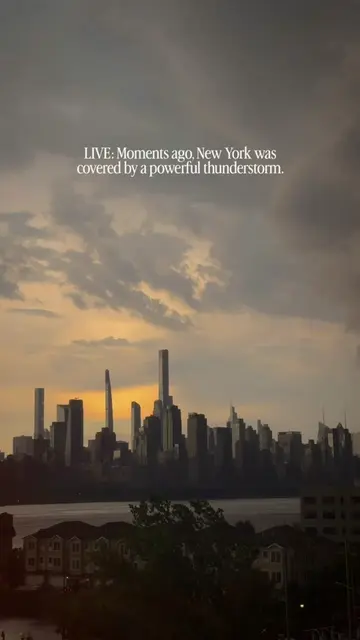 Breaking News: Just minutes after the severe thunderstorm warning was issued, Ma
