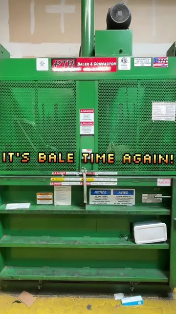 It’s BALE TIME again! 📦😂 Come along and make another cardboard bale with me. #