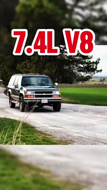 7.4L V8 Monster: 1996–1999 Chevy Suburban 2500 🏁🇺🇸 Before modern SUVs relied 