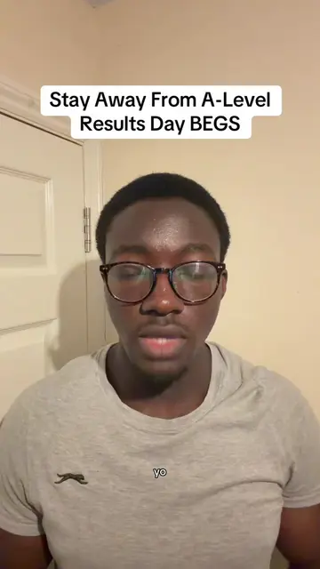 Yoooo some of you man need to relax on results day. You do NOT need to know what