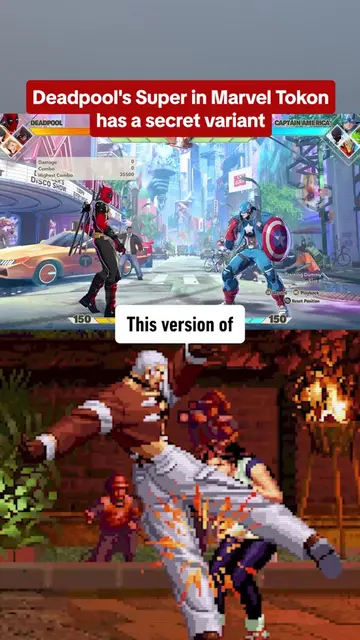 There's even MORE fighting game references in Deadpool's secret supers! #marvelt