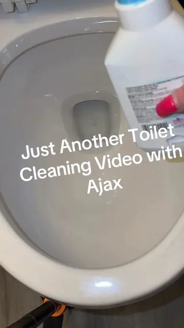 JUST ANOTHER TOILET CLEANING VIDEO WITH AJAX #TOILETCLEANING #ajax #fyp #viral #