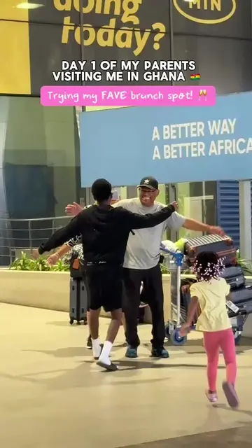 Day 1 of my parents visiting me here in Ghana after a year and of course I took 