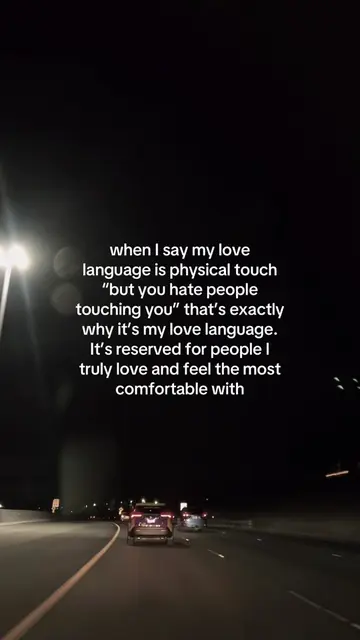 Physical touch can mean something completely different when it comes from someon