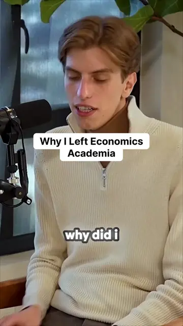 Even a top-tier economist was told *not* to pursue academia by none other than T