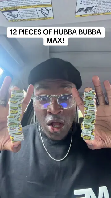 12 PIECES OF HUBBA BUBBA MAX! #hubbabubba #hubbabubbamax #challenge #asmr #chewi