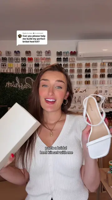 Replying to @mac ☕️ the ultimate “I do” shoe set 🫶 #bride #fashionhacks #conver