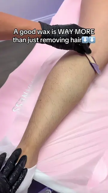 Leg waxing looks simple… until you realize how much technique actually goes into