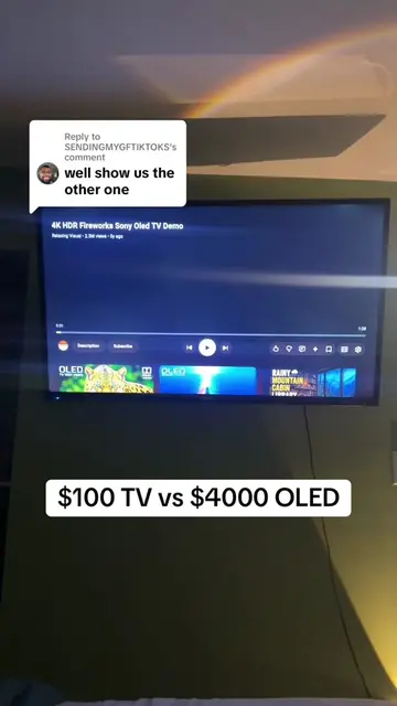 Replying to @SENDINGMYGFTIKTOKS #oled #tv #sony 