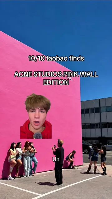 Last find lowk goated though  #fashiontiktok #acnestudios #pinkwall #chromeheart