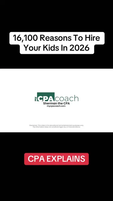 16,100 Reasons To Hire Your Kids In 2026 #hiringkids #taxsavings #taxstrategies 