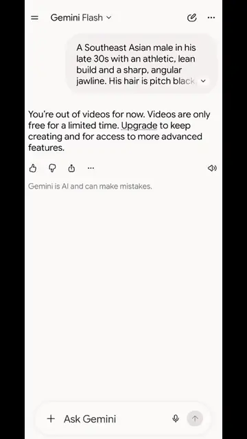 Gemini မှာ videoထုတ်မရတဲ့ ပြဿနာ ဖြေရှင်းနည်း🤔🤔#aivideo #aianimation #GeminiAI 