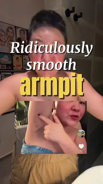My favourite accidental discovery for achieving ridiculously smooth armpit,  1. 