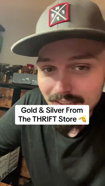 This is how we process mystery jewelry bags from the thrift store 🫡 #thrift #re