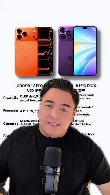 👆iPhone 18 Pro Max vs iPhone 17 Pro Max: ¿Vale la pena la actualización? Hoy an