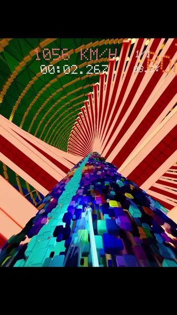 Hyper-speed indie racing game, VOXOTRON, has NO maximum speed! But it does have 