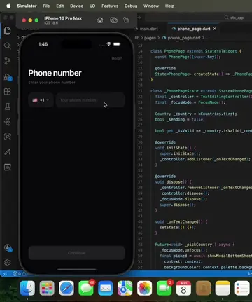 This OTP Animation is SO Smooth 🤯 #flutter #coding #programming 