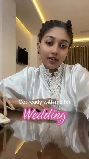 Get ready with me for my wedding 🥹💞 let me know your thoughts in the comments 