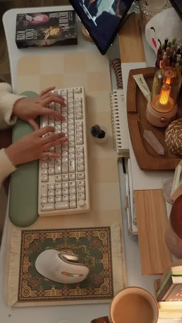 which one sounds the best?? 🫶🏽💻🤭✨ #deskaccessories #cozydeskdetup #keyboarda