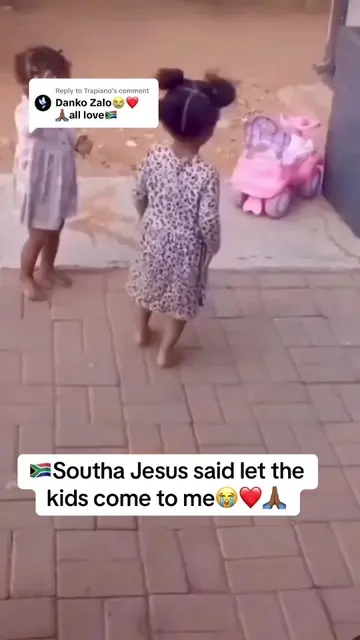 Replying to @Trapiano 🇿🇦Southa Jesus said let the kids come to me😭❤️🙏🏾 #tik