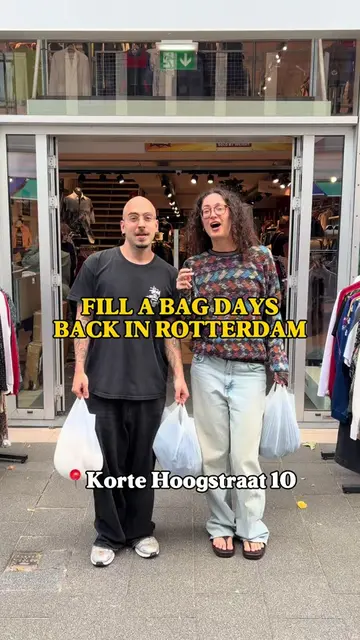 FILL A BAG IN ROTTERDAM 🛍️😍 This is your chance to take home a full bag of tre