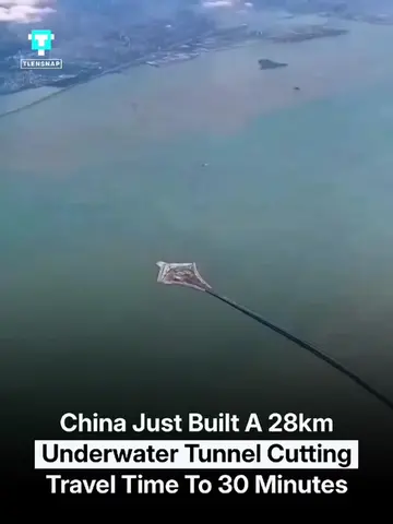 China has completed the Shenzhen–Zhongshan Link, a massive 28-kilometer transpor