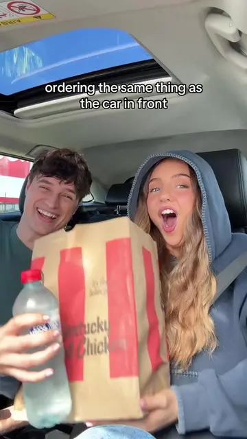 drive thru challenge! 🚗 what would you have ordered? #drivethru #foodchallenge 
