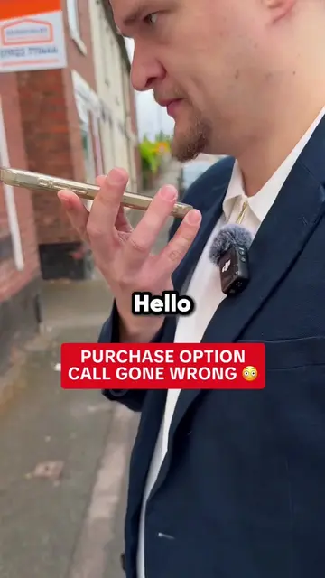 Purchase option call gone wrong... #landlord #property #ukproperty
