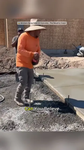 🥤CanCoca-ColaControlConcrete?TheHiddenRoadTechnique!#ConcreteSecrets #Construct
