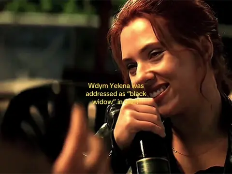 (They were both trained in the Red room so they’re both Black widows)I love Yele