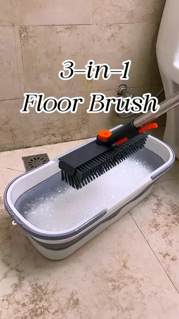 All-round helper for high and low floor cleaning f This super long extendable fl