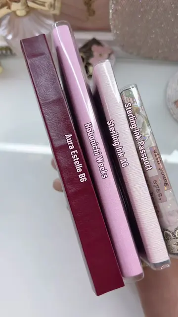 Top to Bottom planner size comparison Sterling Ink passport Sterling Ink A6 Hobo