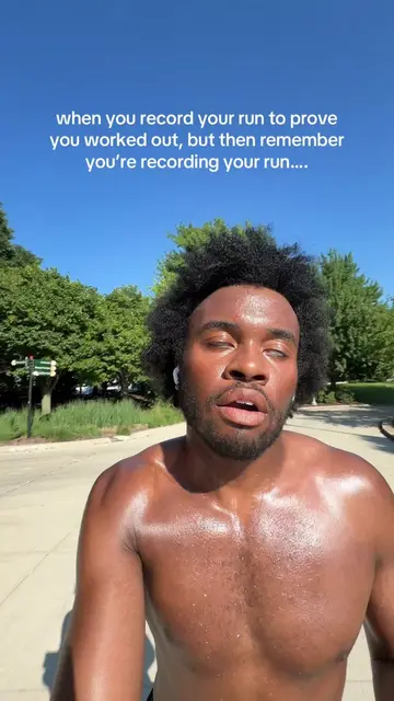 forgot that I have to make running in 95° weather look “effortless and aesthetic