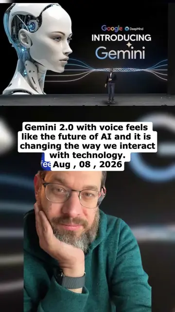 Gemini 2.0 with voice feels like the future of AI and it is changing the way we 