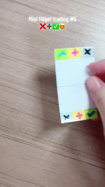 Mini fidget trading part5 #papersquishy #papercraft #minisquishy #fidgettrading 